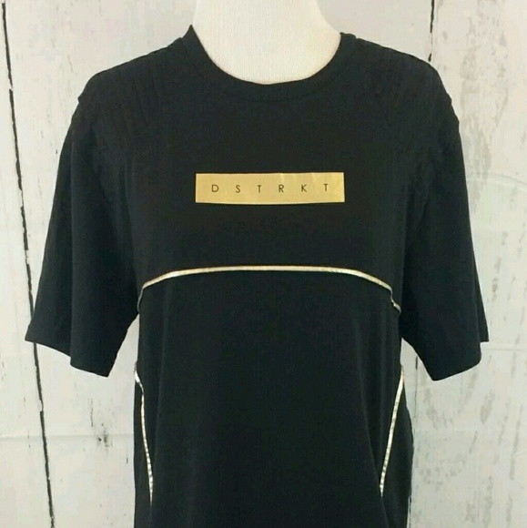 8ighth Dstrkt black and gold tshirt - Picture 1 of 6